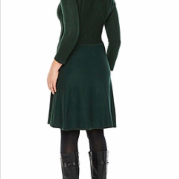 Jessica Howard Hunter Green Fit and Flare Dress - Picture 2 of 5